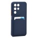 Чехол-накладка - SC337 с картхолдером для "Realme C85 5G" (dark blue) (243759)#2138529