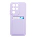 Чехол-накладка - SC337 с картхолдером для "Realme C85 5G" (light violet) (243760)#2137830