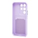 Чехол-накладка - SC337 с картхолдером для "Realme C85 5G" (light violet) (243760)#2138805