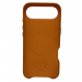 Чехол для iPhone 17 Air кожаный Magsafe, оранжевый#2143043
