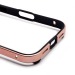 Чехол-бампер - металлический с силиконовыми бортами  для "Apple iPhone 17" (rose gold) (243530)#2142070