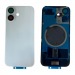 Задняя крышка iPhone 16 (Стекло камеры + Рамка + MagSafe) Оригинал Белый#2144934