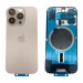 Задняя крышка iPhone 16 Pro (Стекло камеры + Рамка + MagSafe) Оригинал Бежевый#2144923