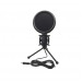Настольный микрофон RITMIX RDM-126 PRO Black-Green, конденсаторный, всенаправленный, 1,8 м (1/30)#2140640