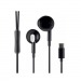 Проводные наушники с микрофоном вкладыши Celebrat D12 Type-C  (black) (243928)#2141203