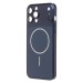 Чехол-накладка - SM091 AG-Glass SafeMag для "Apple iPhone 13 Pro Max" (dark blue) (244010)#2142972