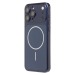 Чехол-накладка - SM091 AG-Glass SafeMag для "Apple iPhone 15 Pro Max" (dark blue) (244005)#2142954