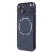 Чехол-накладка - SM091 AG-Glass SafeMag для "Apple iPhone 15" (dark blue) (244007)#2142942
