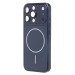Чехол-накладка - SM091 AG-Glass SafeMag для "Apple iPhone 16 Pro" (dark blue) (244006)#2142930
