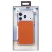 Чехол-накладка SM046 SafeMag для "Apple iPhone 17 Pro" (orange/transparent) (243969)#2143028