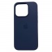 Чехол iPhone 15 Pro Silicone Case (c Лого) №08 Полуночный Синий#2143475