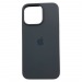Чехол iPhone 15 Pro Max Silicone Case (c Лого) №15 Серая Сажа#2143474