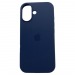 Чехол iPhone 17 Silicone Case (c Лого) №08 Полуночный Синий#2143388