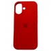 Чехол iPhone 17 Silicone Case (c Лого) №14 Красный#2143390
