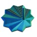Антистресс игрушки - 3D Пирамида 12см (dark blue/green) (243947)#2143619