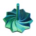 Антистресс игрушки - 3D Пирамида 9см (dark blue/green) (243946)#2143608