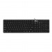 Клавиатура проводная RITMIX RKB-109, черная, клавиш 108, кабель - USB 1,5 м (1/20)#2146585