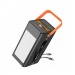 Внешний аккумулятор 60 000 mAh HOCO DB49A (4USB QC3.0/PD 20W/ip/micro/2 кабеля/фонарик/дисп.) черный#2145396