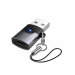 Адаптер USB - Type-C Hoco UA46B Серый#2145953
