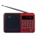 Радиоприемник Perfeo цифровой PALM Next/ FM 87.5-108МГц/ MP3/ Bluetooth 5.3/ USB или 18650/ красный#2146353
