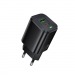 Адаптер Сетевой Borofone BAS85A USB/Type-C 30W (black) (243908)#2145684