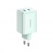 Сетевое зарядное устройство THREEKEY TK-111 GaN USB-C (35W) 2C, цвет зеленый#2146787