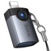 Переходник USB (м) - Lightning (п) Hoco UA46 (metal gray) (243876)#2160372