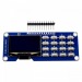 Модули индикации, управления NONAME Графический OLED 1,3"индикатор 128x64 SSH1116 с клавиатурой 4x4 (белый)#2147202