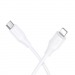 Кабель Lightning - Type-C HOCO X124 (27W/3A/1m/силиконовый) белый#2147711