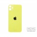 Задняя крышка (стекло) узкий вырез iPhone 11 Оригинал (Yellow)#2184458