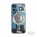 Задняя крышка (стекло) в сборе с рамкой для iPhone 15 Оригинал (Blue)#2167549