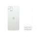Задняя крышка (стекло) Узкий вырез iPhone 11 Pro Max Оригинал (Silver)#2184482