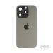 Задняя крышка (стекло) в сборе с рамкой iPhone 15 Pro (Black Titanium)#2149182