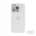 Задняя крышка (стекло) в сборе с рамкой iPhone 15 Pro (White Titanium)#2149188