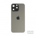 Задняя крышка (стекло) в сборе с рамкой для iPhone 15 Pro Max (Black Titanium)#2167578