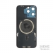 Задняя крышка (стекло) в сборе с рамкой iPhone 15 Pro Max (Black Titanium)#2149189