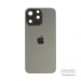 Задняя крышка (стекло) в сборе с рамкой iPhone 15 Pro Max (Black Titanium)#2149190