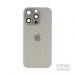 Задняя крышка (стекло) в сборе с рамкой для iPhone 16 Pro Оригинал (Natural Titanium)#2167607