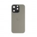 Задняя крышка (стекло) в сборе с рамкой iPhone 16 Pro (Снятый) (No NFC) (Black Titanium)#2148224