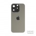 Задняя крышка (стекло) в сборе с рамкой iPhone 15 Pro Max (Orig Materials) (No NFC) (Black Titanium)#2167568