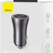 АЗУ Baseus Golden Contactor Max Dual (Быстрая зарядка) (USB A +USB A) (60W) (Dark Gray)#2149742