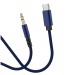 Кабель MangoTek JZHPA20 (USB-C / 3.5mm) (Аудио) (Blue)#2160345