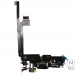 Шлейф с разъемом зарядки iPhone 12 Pro Max Оригинал IC (Черный)#2149628