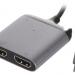 USB-концентратор Baseus Enjoyment Series (USB-C intelligent HD) (Серый)#2149735