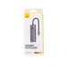 USB-концентратор Baseus UltraJoy Series (4-Port) (USB-C / USB-A 3.0+RJ45) (Серый)#2149736