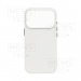 Чехол Keephone Leather Peekaboo MagSafe iPhone 17 Pro (White)#2154433