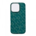 Чехол PITAKA Monogram Tactile Woven Case iPhone 16 Pro (Green/Gold)#2159010