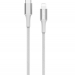 Кабель MangoTek MCA20C (Apple MFI) (USB-C / Lightning) (Нейлон) (White)#2149691
