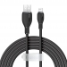Кабель Baseus Pudding Series Fast Charging (USB A - Lightning) (2.4A) (1.2m) (Черный)#2149795
