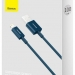 Кабель Baseus Superior Series (Быстрая зарядка) (USB - Lightning) (2.4A) (1m) (Синий)#2151690